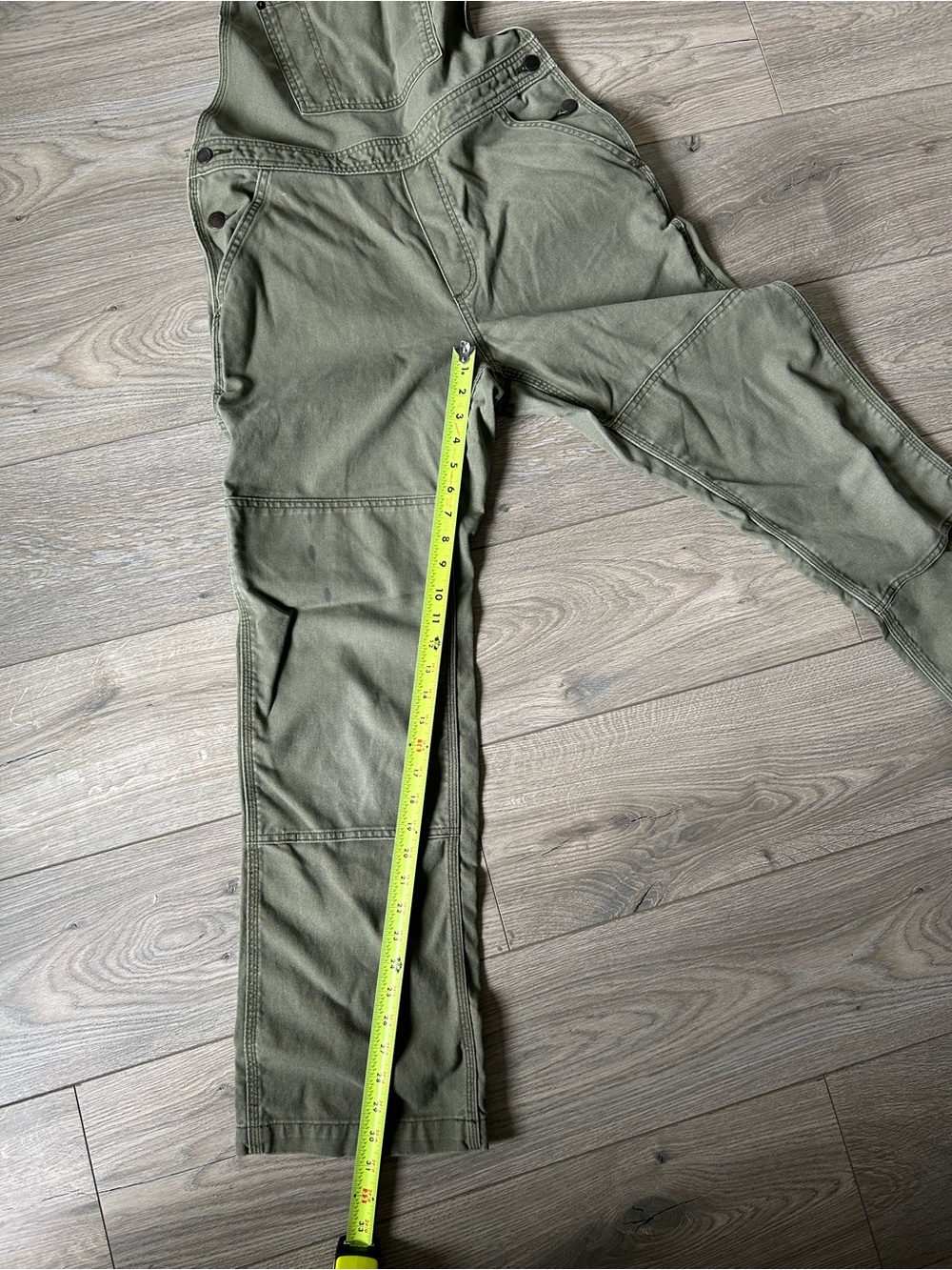 Patagonia Olive Green Overalls Gorpcore Utility work Size Medium - Picture 10 of 13